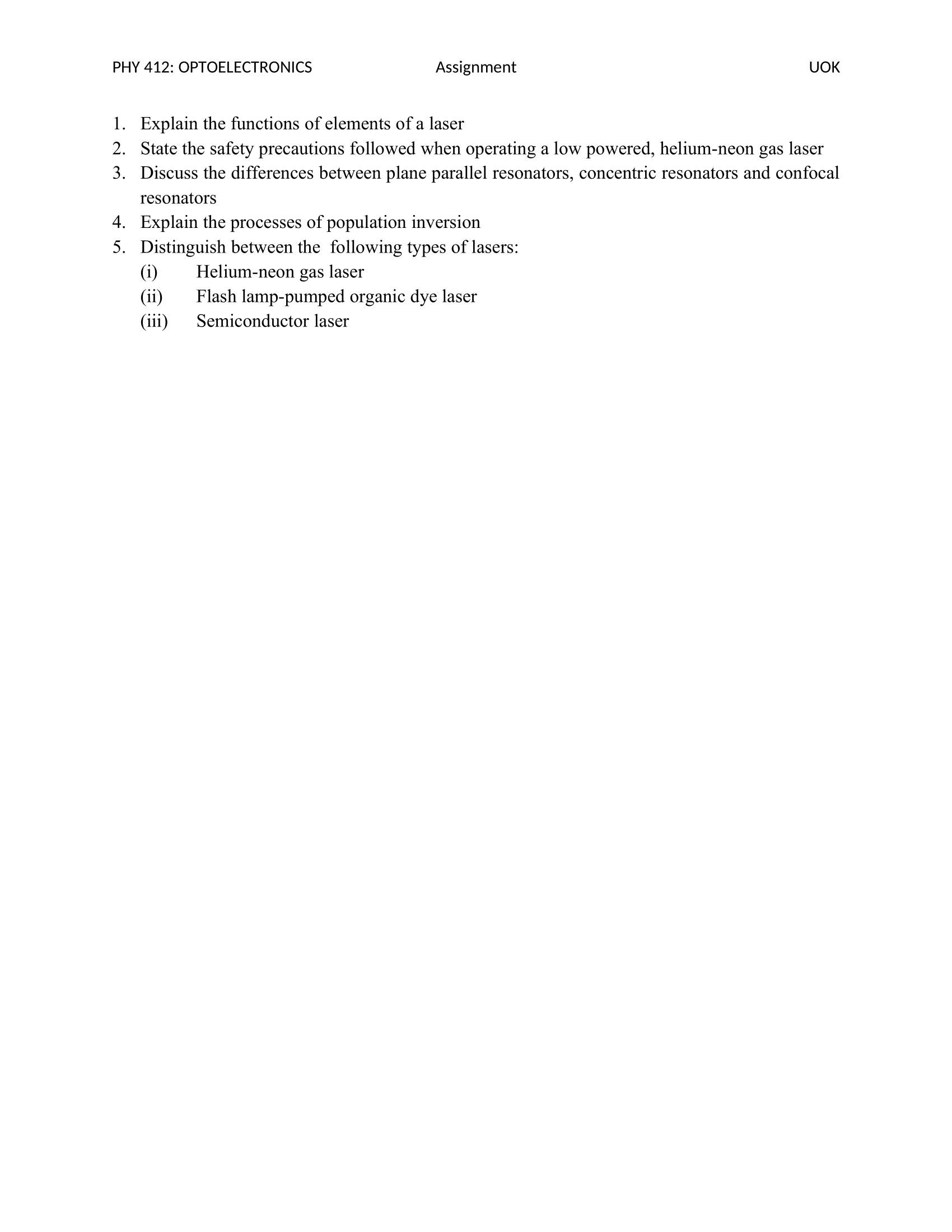 Course Image OPTOELECTRONIC DEVICES
